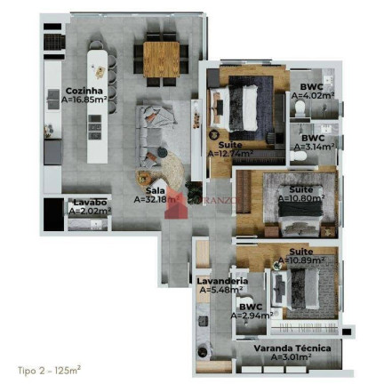 Imagem Apartamento com 3 Quartos à Venda, 125 m² em Cabeçudas - Itajaí Imagem Apartamento com 3 Quartos à Venda, 125 m² em Cabeçudas - Itajaí
