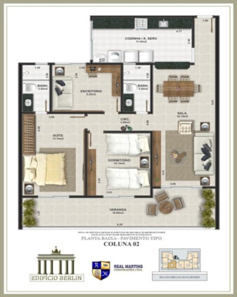 Imagem Apartamento com 2 Quartos à Venda, 90 m² em Braga - Cabo Frio