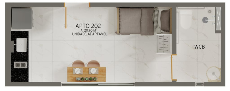 Imagem Apartamento com 1 Quarto à Venda, 40 m² em Jardim Oceania - João Pessoa Imagem Apartamento com 1 Quarto à Venda, 40 m² em Jardim Oceania - João Pessoa