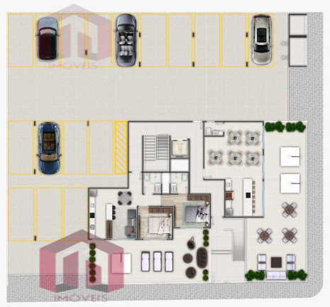 Imagem Imóvel com 2 Quartos à Venda, 70 m²