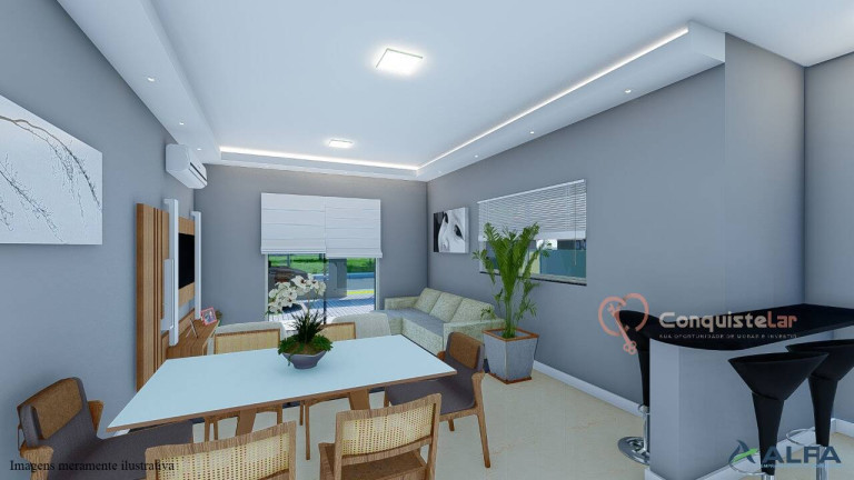 Apartamento com 3 Quartos à Venda, 96 m² em Praia Do Ervino - São Francisco Do Sul