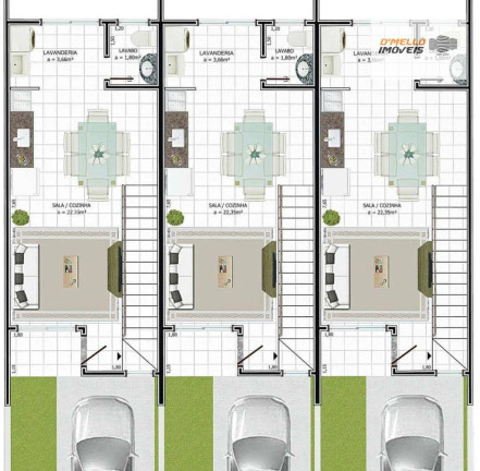 Imagem Sobrado com 2 Quartos à Venda, 72 m² em Serraria - São José Imagem Sobrado com 2 Quartos à Venda, 72 m² em Serraria - São José