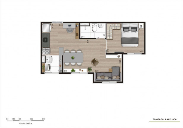 Imagem Apartamento com 2 Quartos à Venda,  em Parque Vitória - São Paulo