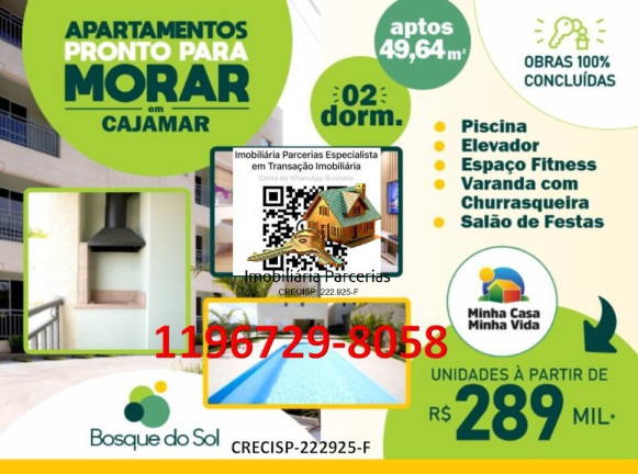 Imagem Apartamento com 2 Quartos à Venda, 49 m² em Aldeia Do Sol (polvilho) - Cajamar Imagem Apartamento com 2 Quartos à Venda, 49 m² em Aldeia Do Sol (polvilho) - Cajamar