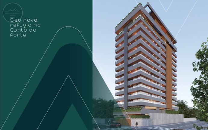 Imagem Apartamento com 2 Quartos à Venda, 105 m² em Canto Do Forte - Praia Grande
