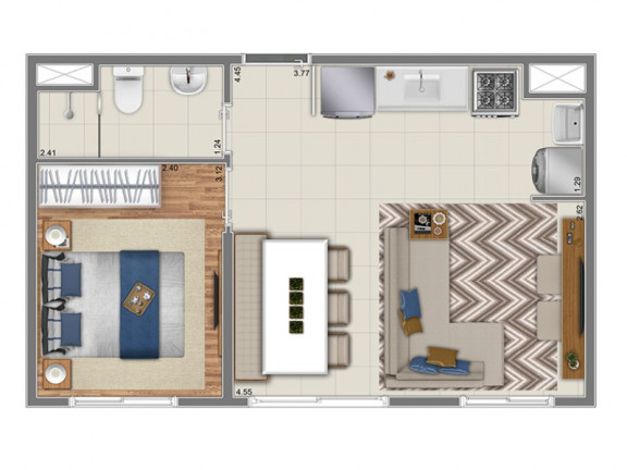 Imagem Imóvel com 2 Quartos à Venda, 34 m² em Socorro - São Paulo Imagem Imóvel com 2 Quartos à Venda, 34 m² em Socorro - São Paulo