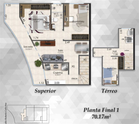 Imagem Casa com 3 Quartos à Venda, 70 m² em Mirim - Praia Grande