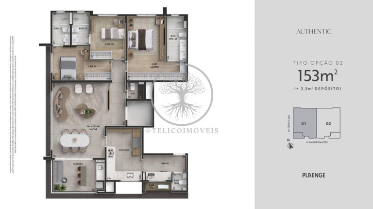 Imagem Apartamento com 3 Quartos à Venda, 153 m² em Cambuí - Campinas