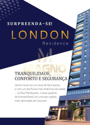 Apartamento com 2 Quartos à Venda, 112 m² em Coqueiral - Cascavel