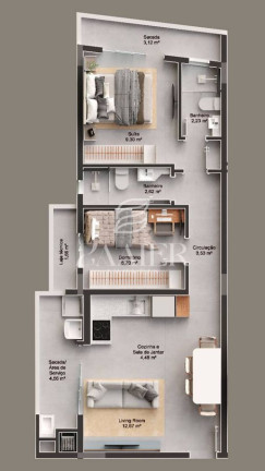 Imagem Apartamento com 2 Quartos à Venda, 59 m² em Saguaçu - Joinville Imagem Apartamento com 2 Quartos à Venda, 59 m² em Saguaçu - Joinville