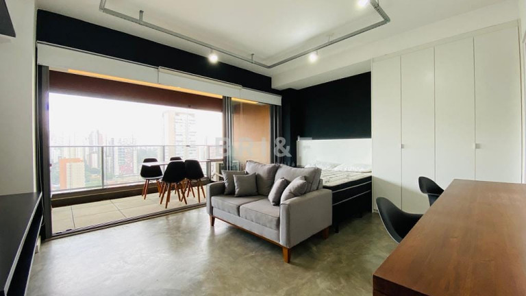 Imagem Apartamento com 1 Quarto para Alugar, 40 m² em Brooklin Paulista - São Paulo Imagem Apartamento com 1 Quarto para Alugar, 40 m² em Brooklin Paulista - São Paulo