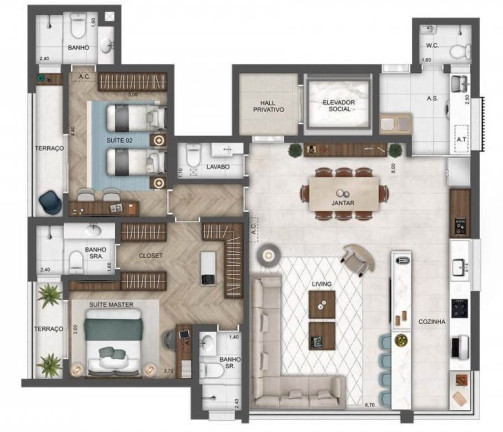 Imagem Apartamento com 2 Quartos à Venda, 88 m² em Perdizes - São Paulo Imagem Apartamento com 2 Quartos à Venda, 88 m² em Perdizes - São Paulo