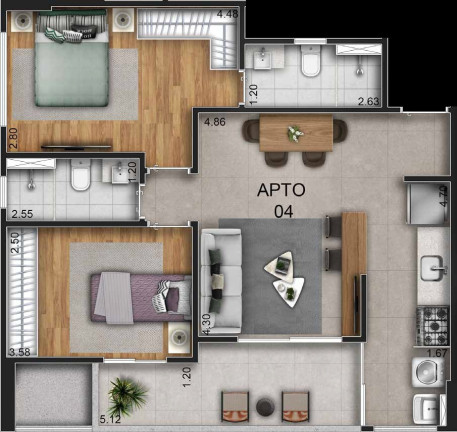 Imagem Apartamento com 2 Quartos à Venda, 88 m² em Park Lozandes - Goiânia Imagem Apartamento com 2 Quartos à Venda, 88 m² em Park Lozandes - Goiânia