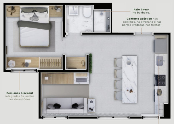 Imagem Imóvel com 2 Quartos à Venda, 35 m² em Jardim Bela Vista - Santo André