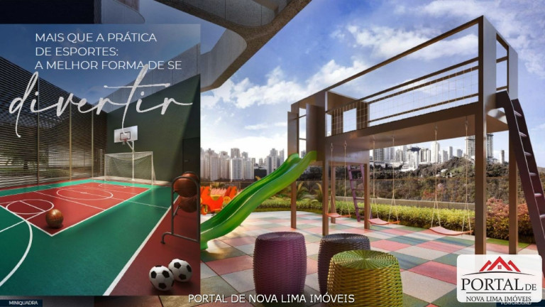 Imagem Apartamento com 3 Quartos à Venda, 114 m² em Vale Do Sereno - Nova Lima