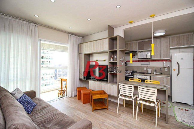Imagem Apartamento com 1 Quarto à Venda, 57 m² em Gonzaga - Santos Imagem Apartamento com 1 Quarto à Venda, 57 m² em Gonzaga - Santos