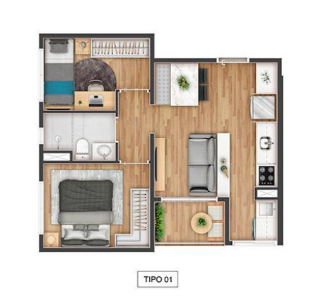 Imagem Imóvel com 2 Quartos à Venda, 40 m² em Saúde - São Paulo Imagem Imóvel com 2 Quartos à Venda, 40 m² em Saúde - São Paulo