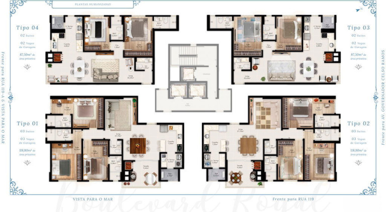 Imagem Apartamento com 2 Quartos à Venda, 87 m² em Centro - Itapema