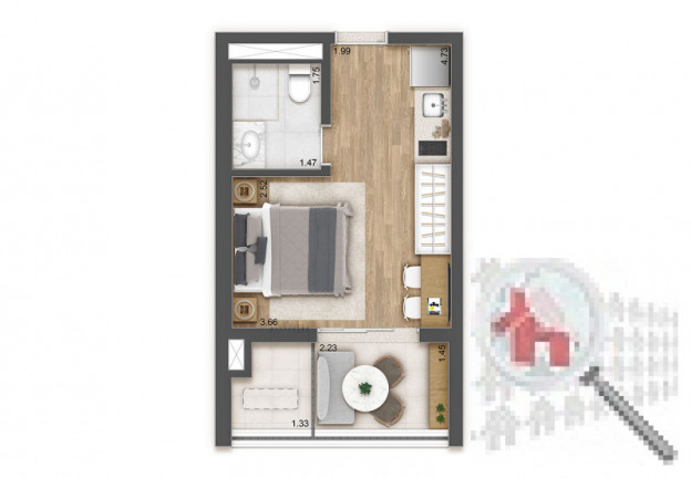 Imagem Apartamento com 1 Quarto à Venda, 26 m² em Tucuruvi - São Paulo Imagem Apartamento com 1 Quarto à Venda, 26 m² em Tucuruvi - São Paulo