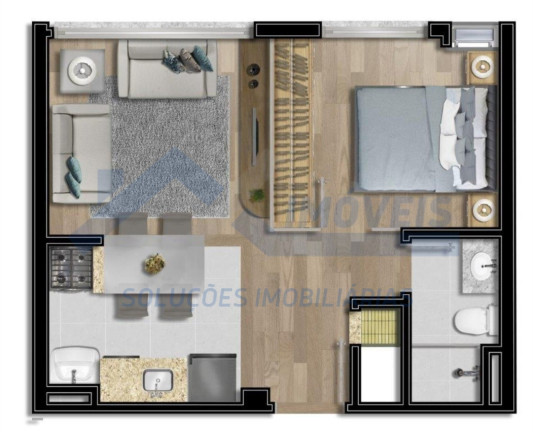 Imagem Apartamento com 2 Quartos à Venda, 60 m² em Bom Fim - Porto Alegre Imagem Apartamento com 2 Quartos à Venda, 60 m² em Bom Fim - Porto Alegre