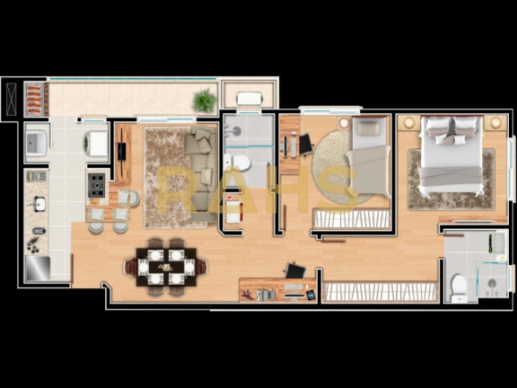 Imagem Apartamento com 2 Quartos à Venda, 67 m² em América - Joinville Imagem Apartamento com 2 Quartos à Venda, 67 m² em América - Joinville