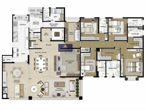 Imagem Apartamento com 4 Quartos à Venda, 266 m² em Perdizes - São Paulo Imagem Apartamento com 4 Quartos à Venda, 266 m² em Perdizes - São Paulo