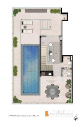 Imagem Apartamento com 3 Quartos à Venda, 223 m² em Noroeste - Brasilia