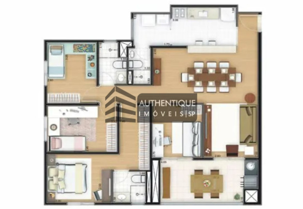Imagem Apartamento com 3 Quartos à Venda, 102 m² em Baeta Neves - São Bernardo Do Campo Imagem Apartamento com 3 Quartos à Venda, 102 m² em Baeta Neves - São Bernardo Do Campo