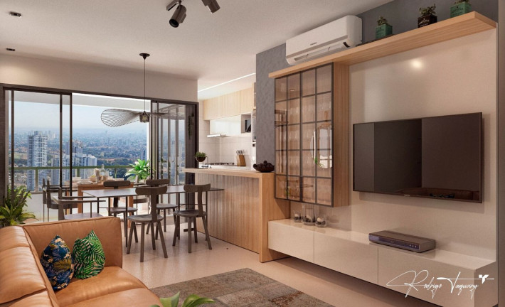 Imagem Apartamento com 2 Quartos à Venda, 61 m² em Vila Rosa - Goiânia