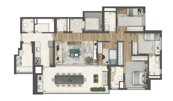 Imagem Apartamento com 3 Quartos à Venda, 131 m² em Chácara Klabin - São Paulo Imagem Apartamento com 3 Quartos à Venda, 131 m² em Chácara Klabin - São Paulo