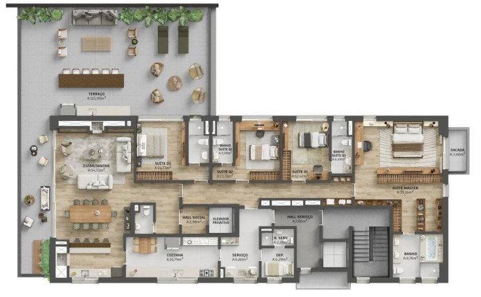 Imagem Apartamento com 3 Quartos à Venda, 387 m² em Petrópolis - Porto Alegre Imagem Apartamento com 3 Quartos à Venda, 387 m² em Petrópolis - Porto Alegre