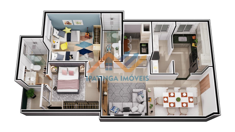 Imagem Apartamento com 2 Quartos à Venda, 68 m² em Veneza - Ipatinga Imagem Apartamento com 2 Quartos à Venda, 68 m² em Veneza - Ipatinga