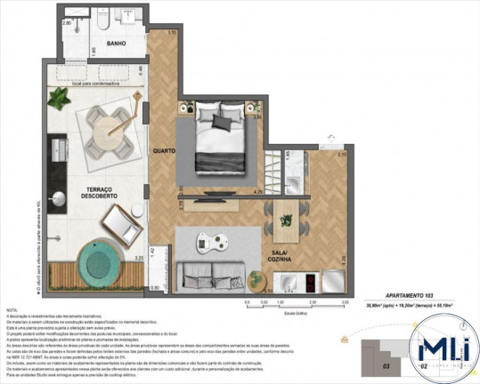 Imagem Imóvel com 1 Quarto à Venda, 39 m² em Leblon - Rio De Janeiro Imagem Imóvel com 1 Quarto à Venda, 39 m² em Leblon - Rio De Janeiro