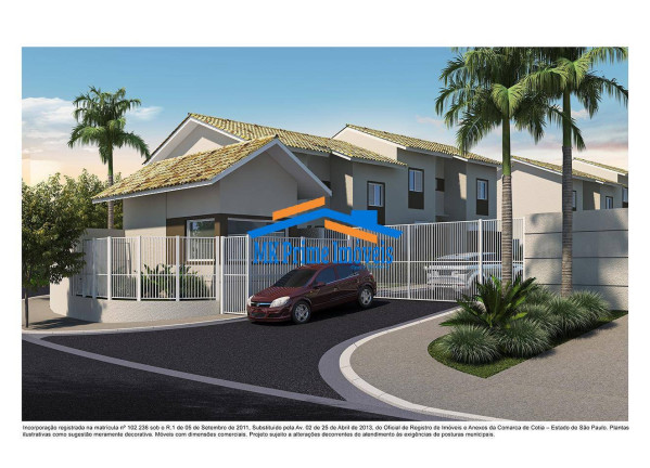 Casa de Condomínio com 2 Quartos à Venda, 70 m² em Parque Rincão - Cotia