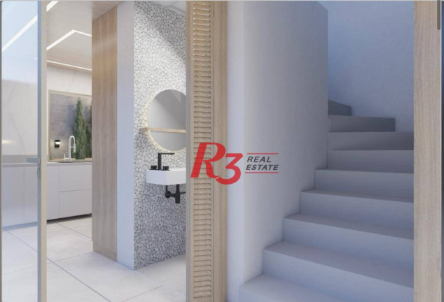 Imagem Casa com 3 Quartos à Venda, 260 m² em Campo Grande - Santos Imagem Casa com 3 Quartos à Venda, 260 m² em Campo Grande - Santos