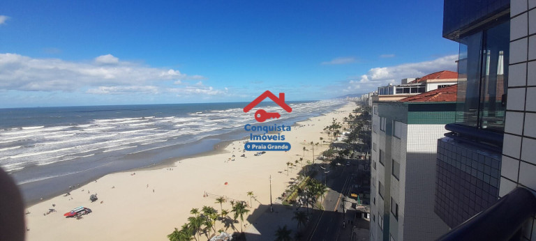 Imagem Apartamento com 2 Quartos à Venda, 100 m² em Guilhermina - Praia Grande