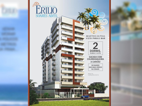 Imagem Imóvel com 2 Quartos à Venda, 73 m² em Maracanã - Praia Grande