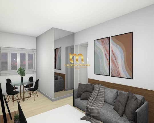 Imagem Apartamento com 2 Quartos à Venda, 47 m² em Guilhermina - Praia Grande