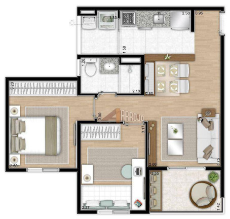 Imagem Apartamento com 2 Quartos à Venda, 49 m² em Vila Antonieta - São Paulo Imagem Apartamento com 2 Quartos à Venda, 49 m² em Vila Antonieta - São Paulo