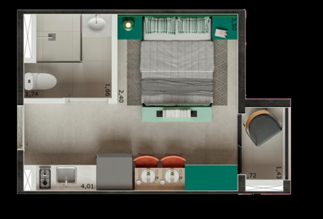 Imagem Apartamento com 1 Quarto à Venda, 41 m² em Jabaquara - São Paulo Imagem Apartamento com 1 Quarto à Venda, 41 m² em Jabaquara - São Paulo