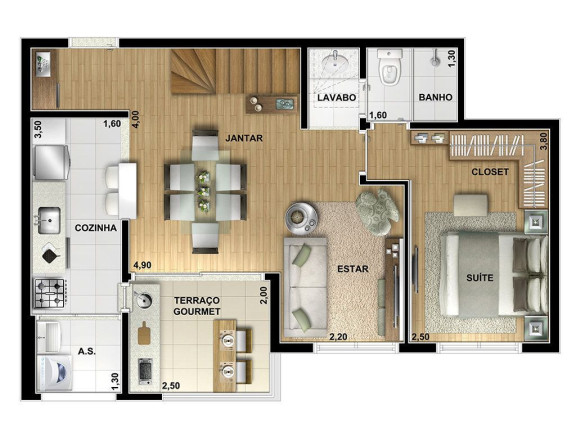 Imagem Cobertura com 2 Quartos à Venda, 117 m² em Morumbi - São Paulo Imagem Cobertura com 2 Quartos à Venda, 117 m² em Morumbi - São Paulo