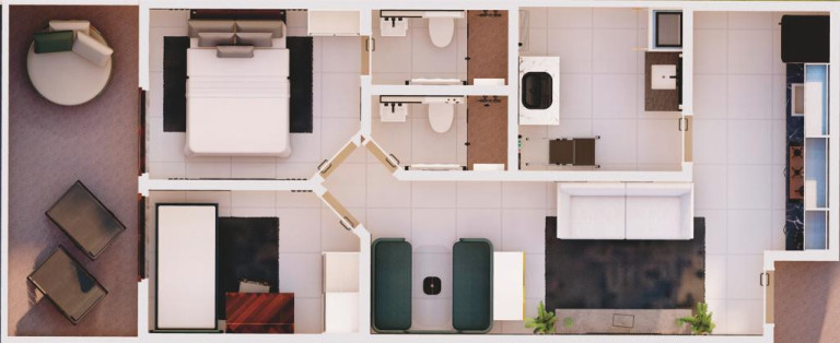 Imagem Apartamento com 2 Quartos à Venda, 46 m² em Campestre - Santo André Imagem Apartamento com 2 Quartos à Venda, 46 m² em Campestre - Santo André