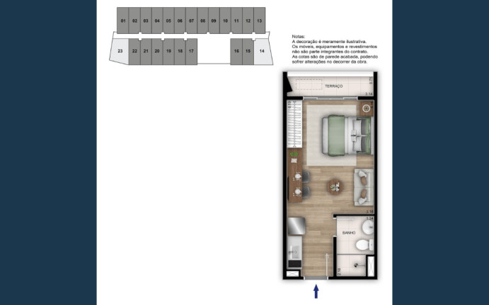 Imagem Apartamento com 1 Quarto à Venda, 25 m² em Vila Buarque - São Paulo Imagem Apartamento com 1 Quarto à Venda, 25 m² em Vila Buarque - São Paulo