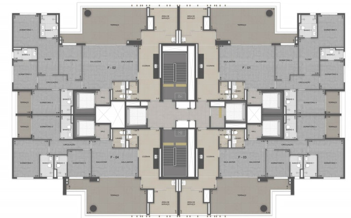 Imagem Apartamento com 4 Quartos à Venda, 182 m² em Vila Firmiano Pinto - São Paulo