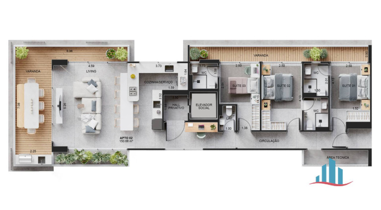 Imagem Apartamento com 3 Quartos à Venda, 150 m² em Boqueirão - Praia Grande Imagem Apartamento com 3 Quartos à Venda, 150 m² em Boqueirão - Praia Grande