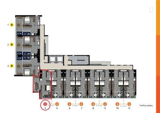 Imagem Apartamento com 2 Quartos à Venda, 41 m²em Aldeota - Fortaleza Imagem Apartamento com 2 Quartos à Venda, 41 m²em Aldeota - Fortaleza