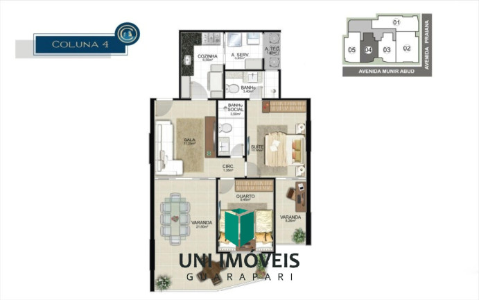 Imagem Apartamento com 2 Quartos à Venda, 82 m² em Praia Do Morro - Guarapari