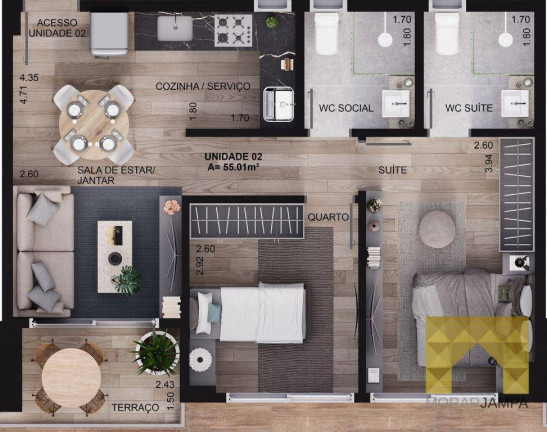 Imagem Apartamento com 3 Quartos à Venda, 81 m² em Intermares - Cabedelo Imagem Apartamento com 3 Quartos à Venda, 81 m² em Intermares - Cabedelo