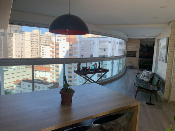 Apartamento com 3 Quartos para Alugar, 204 m² em Boqueirão - Santos