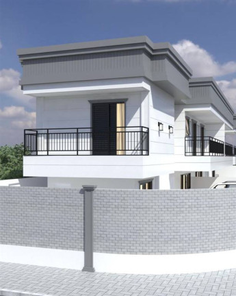 Sobrado com 3 Quartos à Venda, 127 m² em Guilhermina - Praia Grande